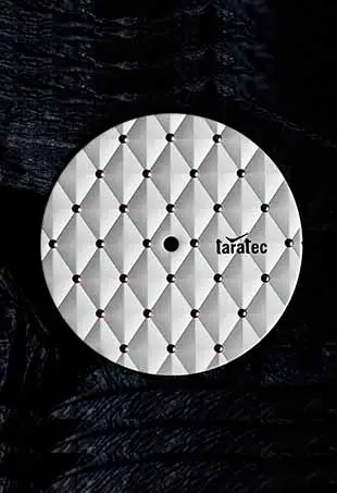 Stylish silver watch dial featuring a 3D diamond lattice design